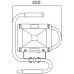Прожектор уличный PROJEKTOR L-025 bl/yel Oasis Light