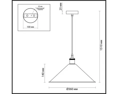 Подвесной светильник Agra 3364/1 Odeon Light Подвесной светильник Agra 3364/1 Odeon Light