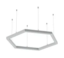 Светильник HOCKEY Свечение вниз подвесной  750х350  H60 B40 LED 27 Вт HOCKEY-75х35-27-WH-NW Estetta